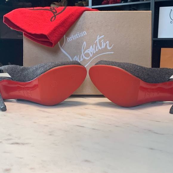 CHRISTIAN LOUBOUTIN Very Privè slingbacks heels - Picture 8 of 10